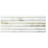 3/4 x 12 Calacatta Gold Pencil Liner POLISHED / HONED