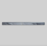 3/4”x12”, 3/4  Bardiglio Bullnose Liner Polished