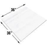 36x36 Bianco Dolomite Marble Tile Honed