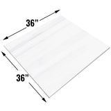 36x36 Bianco Dolomite Marble Tile Polished