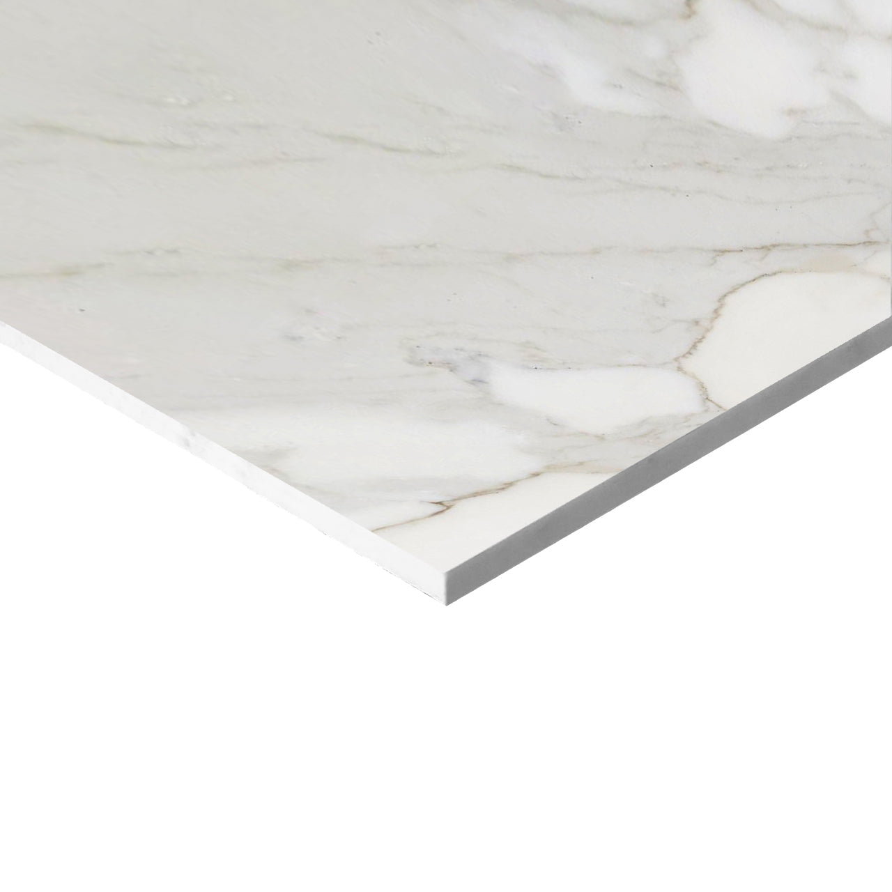 36x36 Calacatta Gold Italian Marble Tile Honed