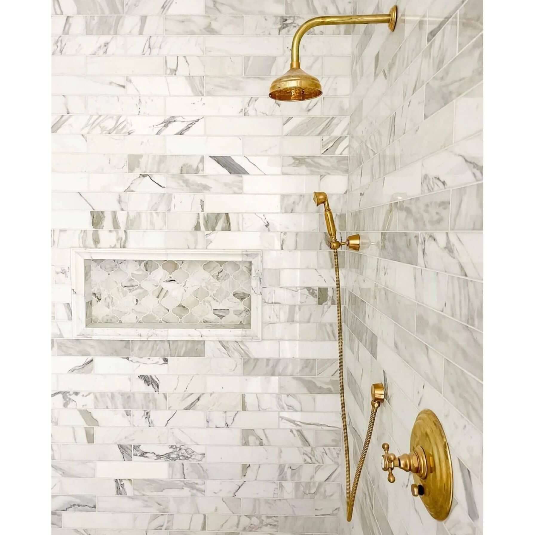 3x12 Calacatta Gold Subway Tile