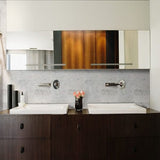 3x12 Carrara White Picket Honed Mosaic Tile