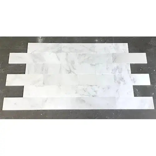 3x12 Oriental White Marble Tile