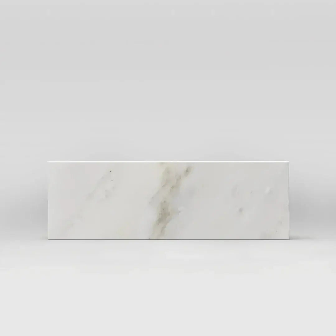 3x12 Oriental White Marble Tile