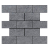 3x6 Bardiglio Gray Marble Subway Tile Polished