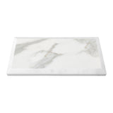 3x6 Calacatta Gold Italian Marble Subway Tile Wide Beveled Honed