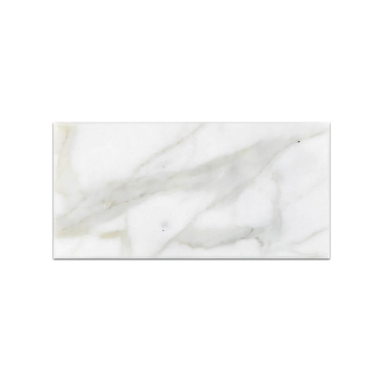3X6 Calacatta Gold Italian Marble Tile Polished / Honed