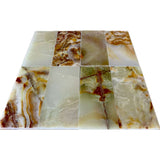 3x6 Green Onyx Polished Subway Tiles