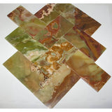3x6 Green Onyx Polished Subway Tiles