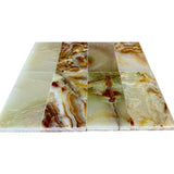 3x6 Green Onyx Polished Subway Tiles