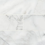 4x12 Calacatta Cressa Honed Marble