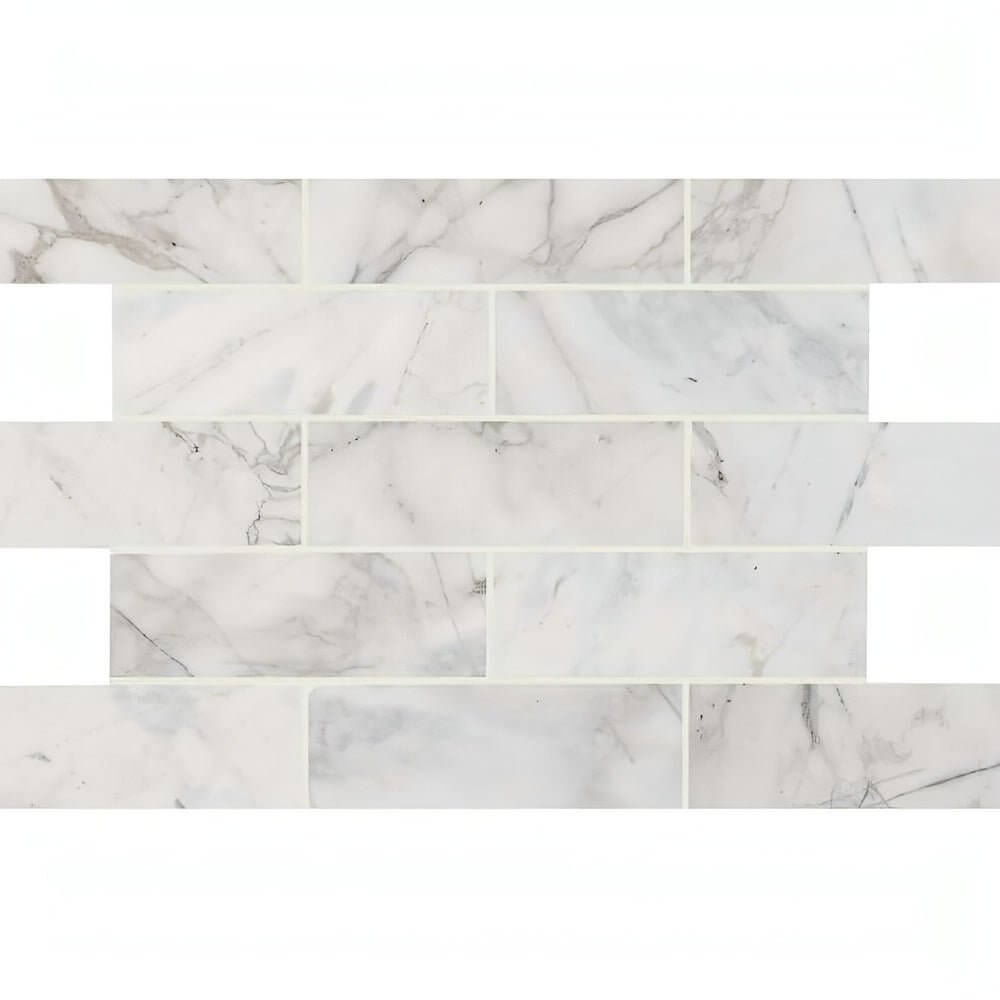 4x12 Calacatta Cressa Honed Marble