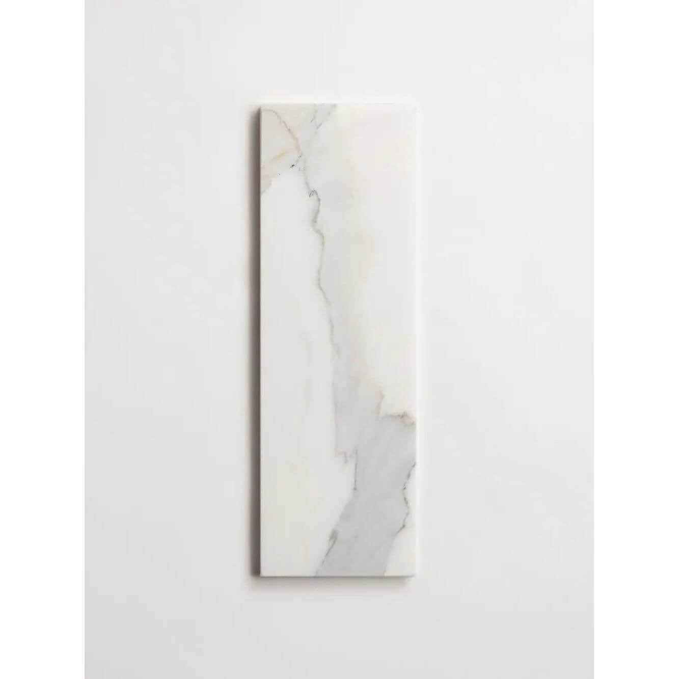 4X12 Tuscan Calacatta Subway Tile, Italian Marble