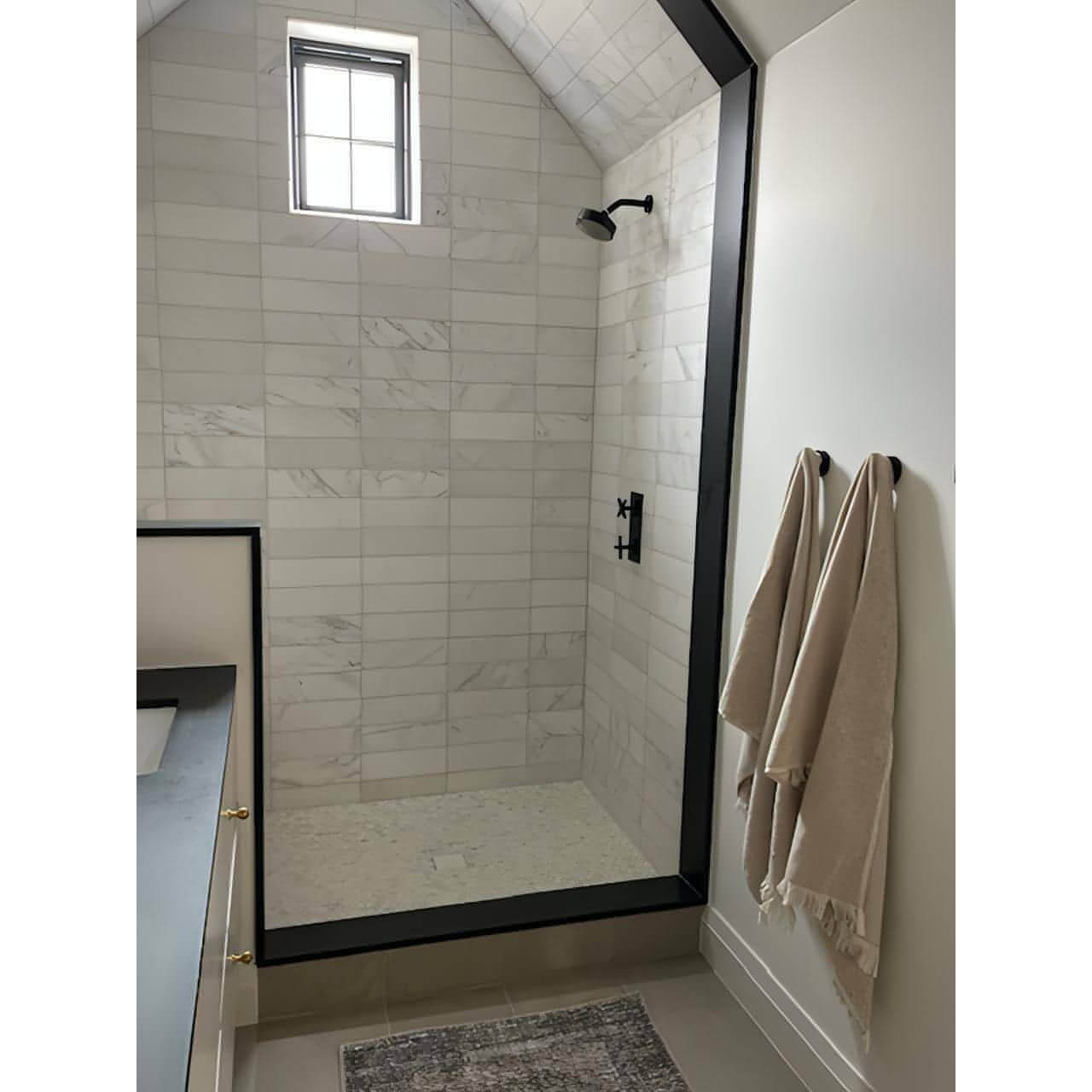 4X12 Carrara White Tile Subway Tile