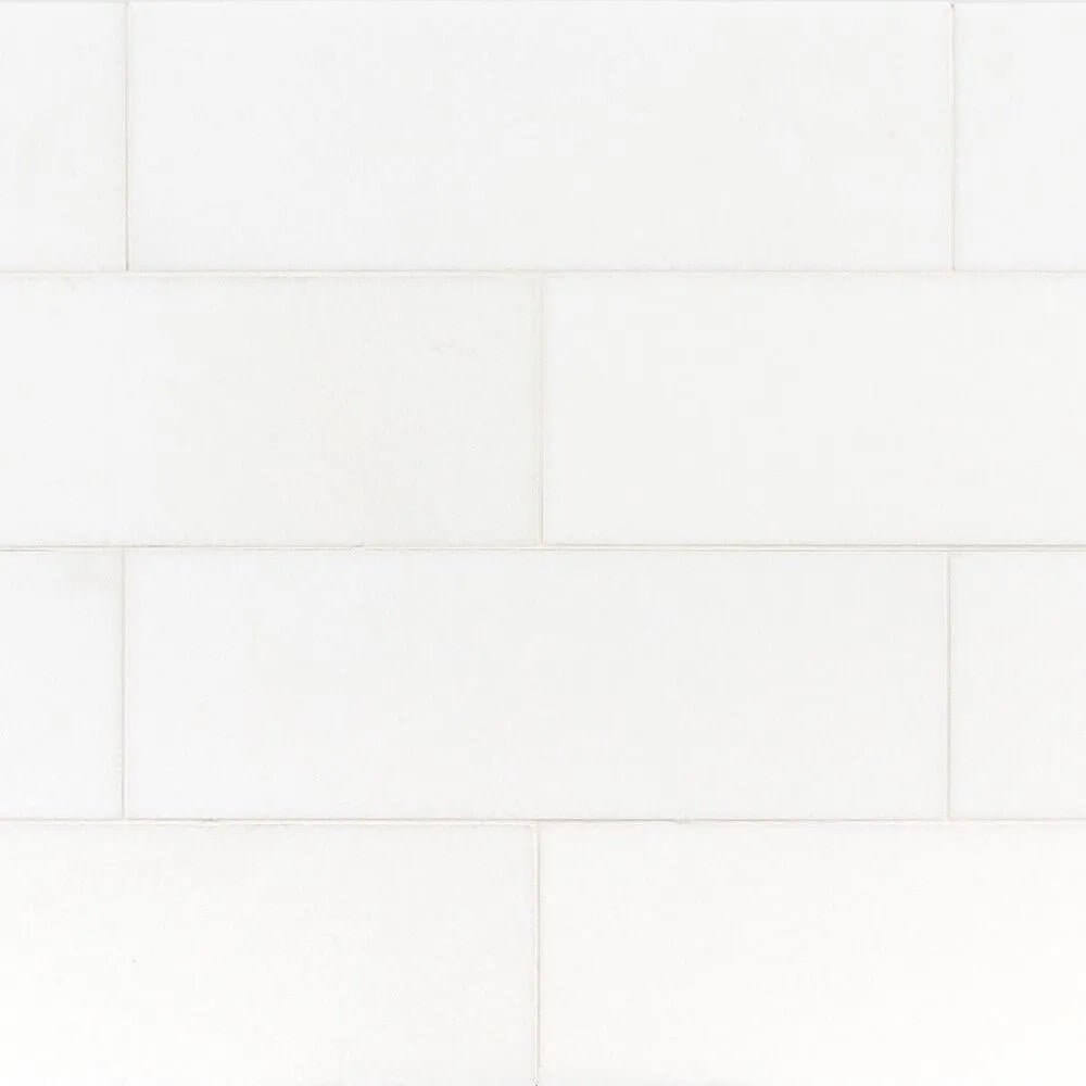 4x12 Thassos White Marble From Greece