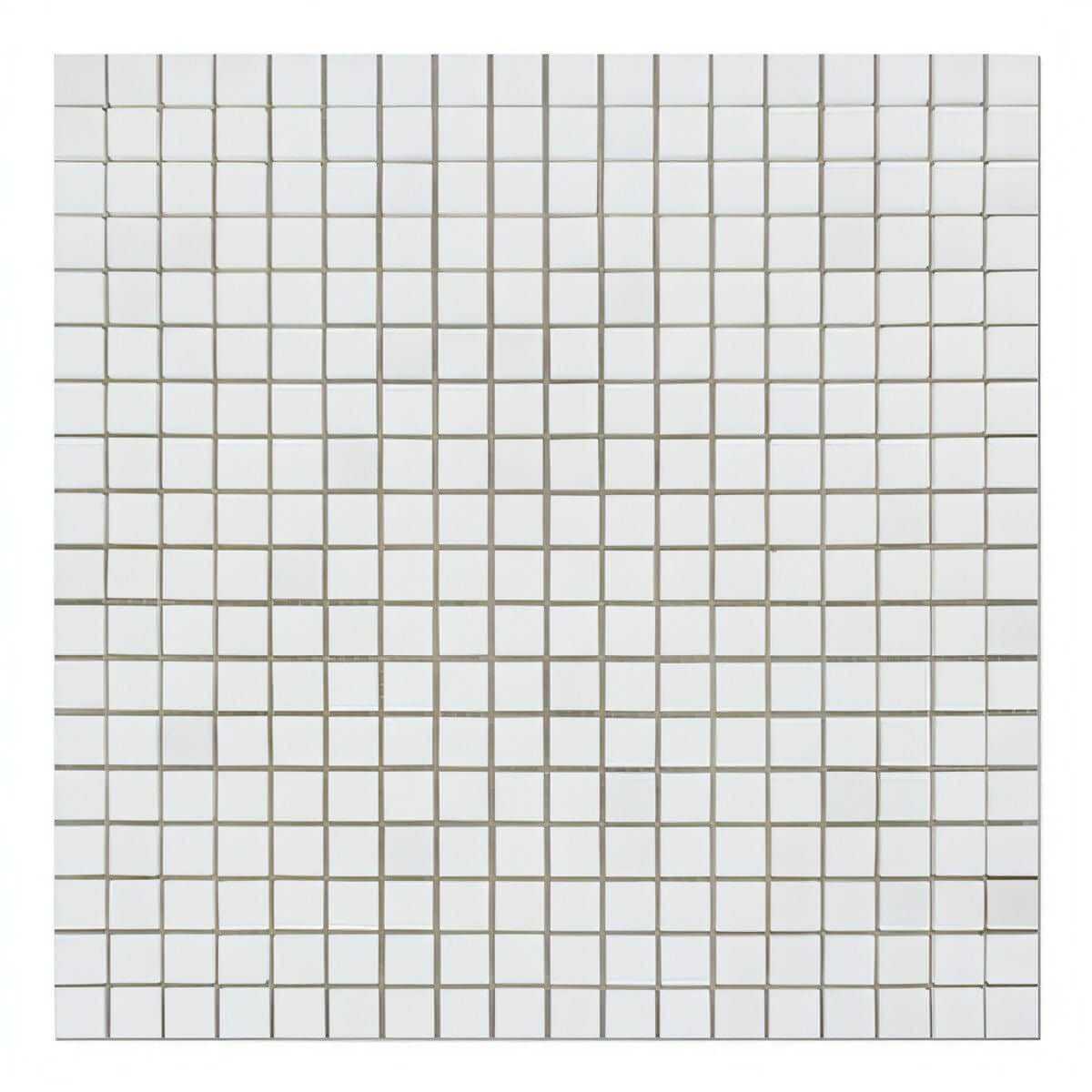 5/8x5/8 Thassos White Marble Mosaic Tile from Greece