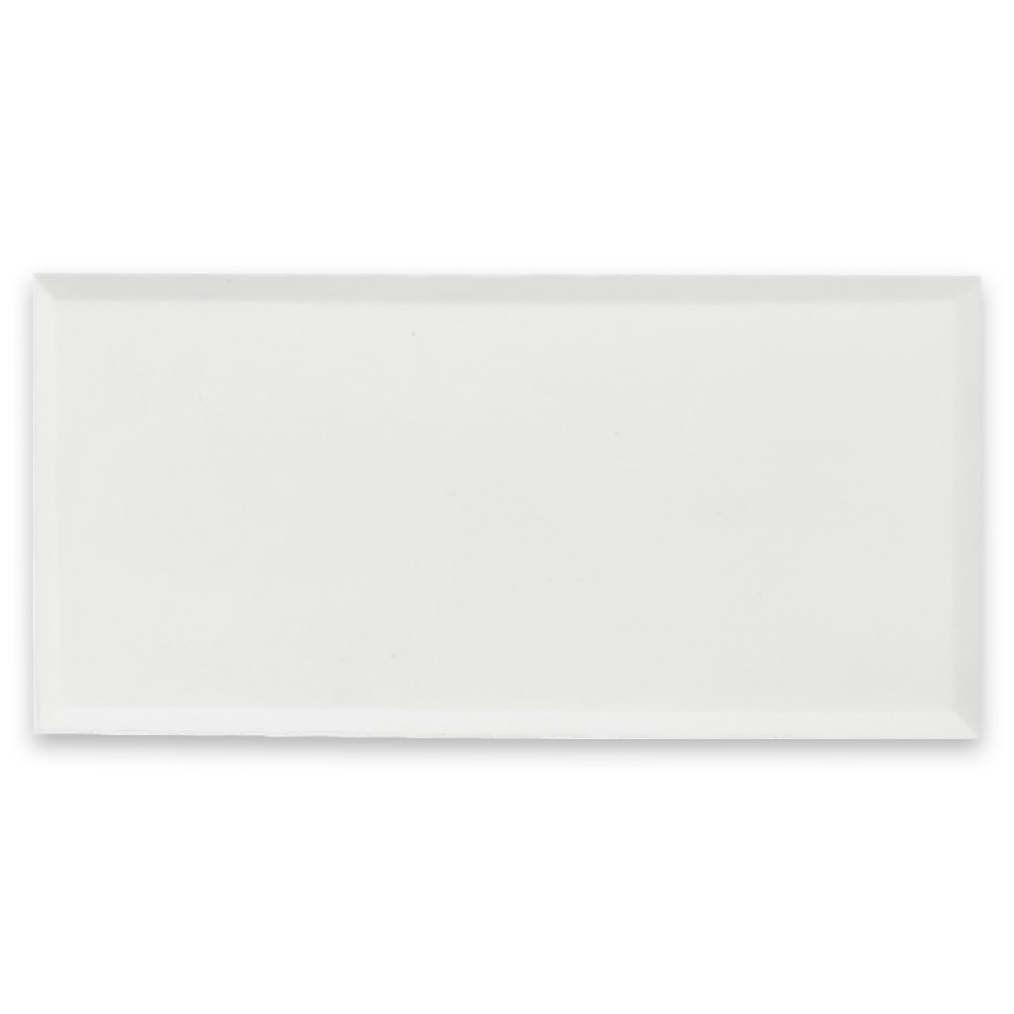 6x12 Bianco Dolomite Marble Wide Bevel Subway Tile Polished