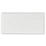 6x12 Bianco Dolomite Marble Wide Bevel Subway Tile Honed