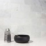 6x12 Asian Statuary White ( Oriental White ) Marble Subway Tile