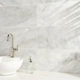 6x6 Oriental White ( Asian Statuary) Marble Tile