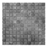 Bardiglio Gray Marble 1x1 Mosaic Tile Honed