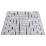Carrara White Italian Marble 1" x 1" Mosaic Tile Honed