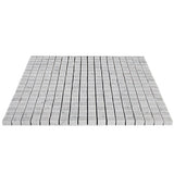 Carrara White Italian Marble 5/8" x 5/8" Mosaic Tile Polished