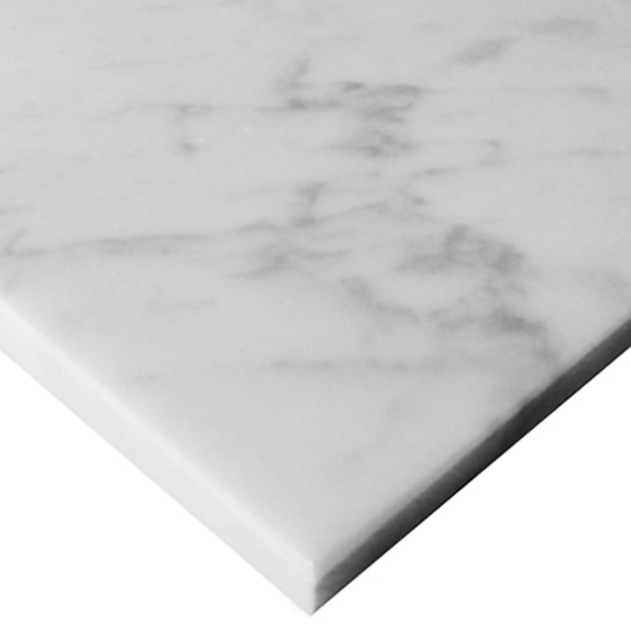 Carrara White Italian Marble 6" x 18" Tile Honed