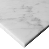 Carrara White Italian Marble 6" x 18" Tile Honed