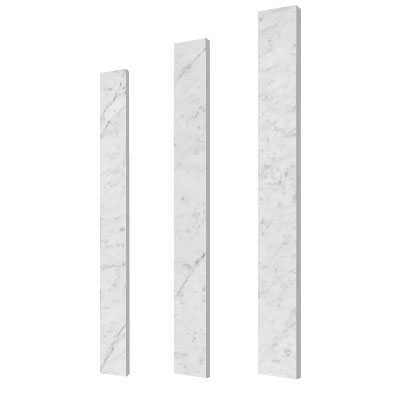 Carrara White Italian Marble 6" x 60" Door Threshold Saddle Honed