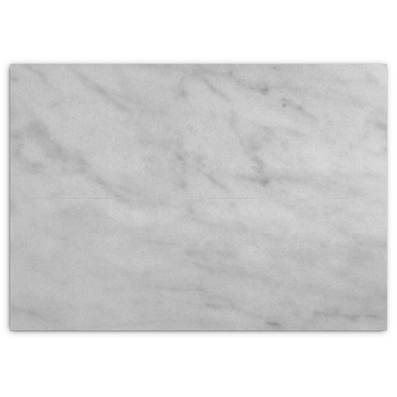 Carrara White Italian Marble 1 1/4" Thickness Slab Honed