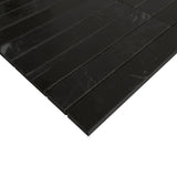 Nero Marquina Black Marble 1x6 Stacked Mosaic Tile Polished