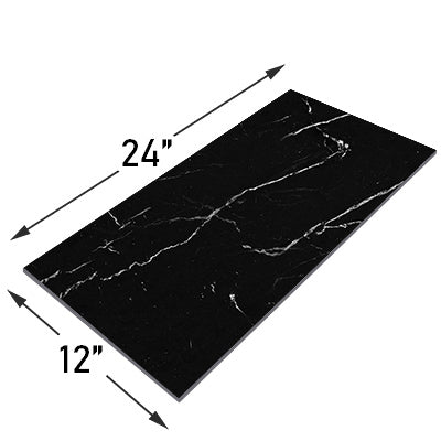 12x24 Nero Marquina Black Marble Marble Tile Polished