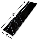 3x12 Nero Marquina Black Marble Tile Polished