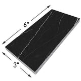 3x6 Nero Marquina Black Marble Tile Honed