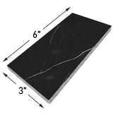 3x6 Nero Marquina Black Marble Tile Polished