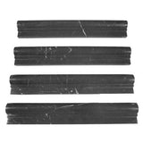 Nero Marquina Black Marble Ogee 1 Chairrail Molding Polished