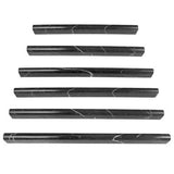 Nero Marquina Black Marble Bullnose Pencil Molding Polished