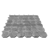 Bardiglio Gray Marble Octagon Mosaic Tile Polished