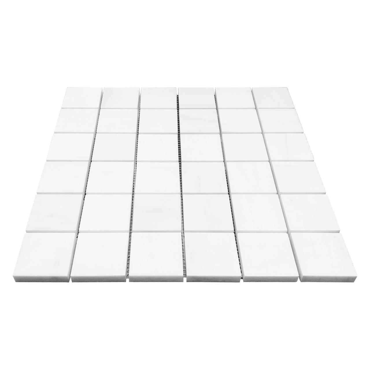 Bianco Dolomite Marble 2x2 Mosaic Tile Honed