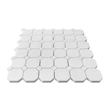 Bianco Dolomite Marble Octagon Mosaic Tile Polished