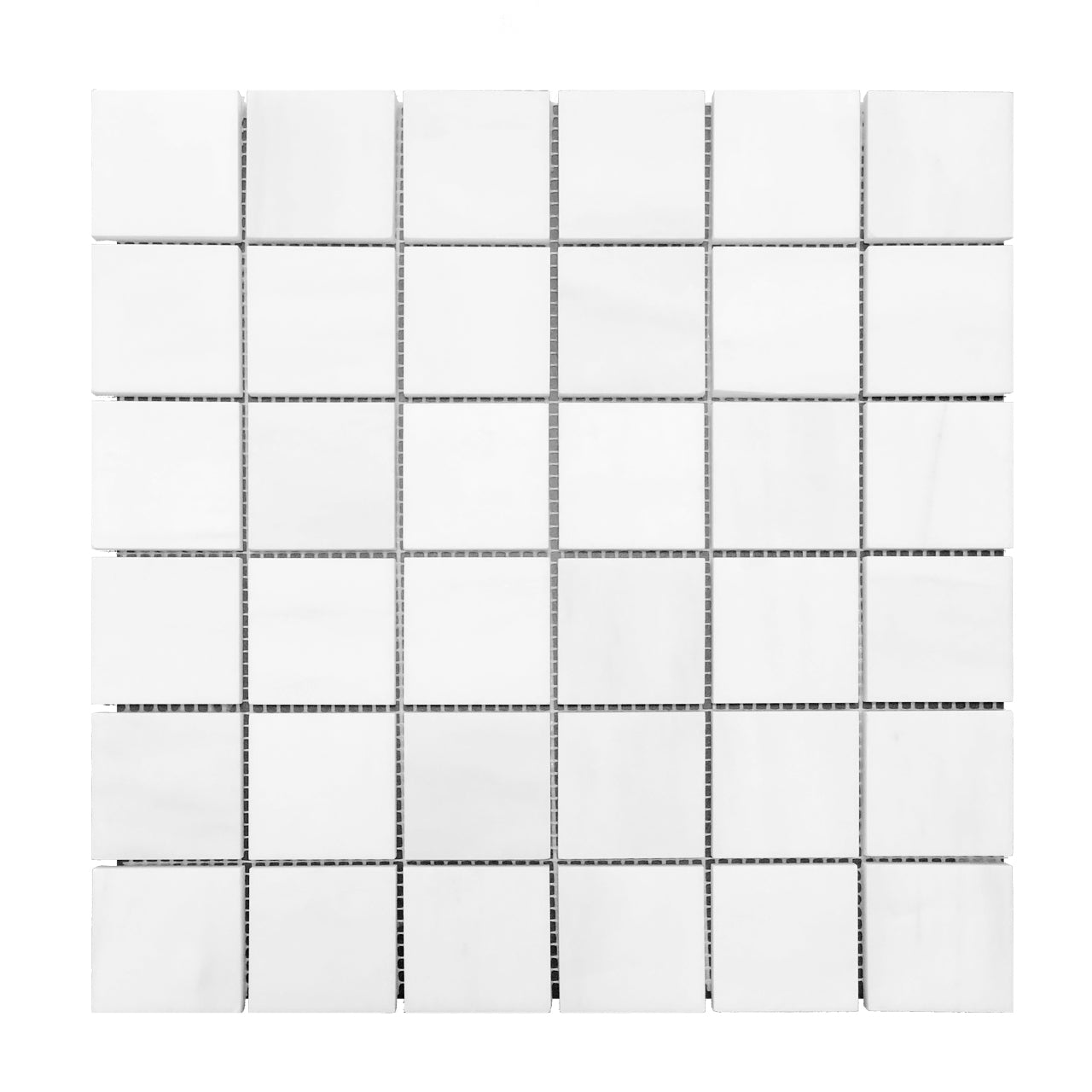 Bianco Dolomite Marble 2x2 Mosaic Tile Honed