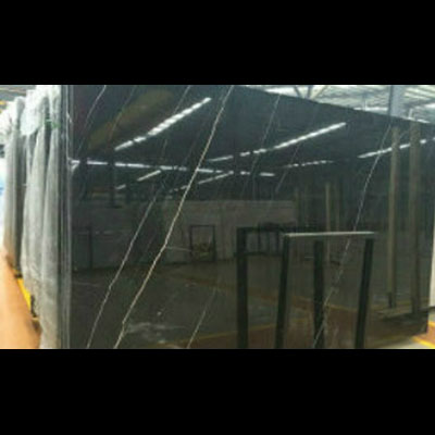 Black Nero Marquina  3/4" Marble Slab Polished
