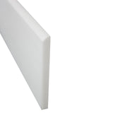 4x12 Bianco Dolomite Marble Bullnose Trim Tile Polished