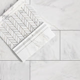 9x18 Calacatta Gold Italian Marble Subway Tile Polished