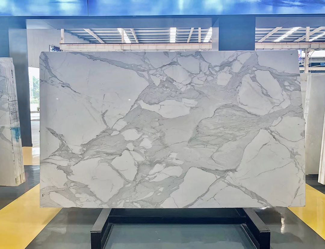 Calacatta Gold Marble 3/4" Marble Slab Honed