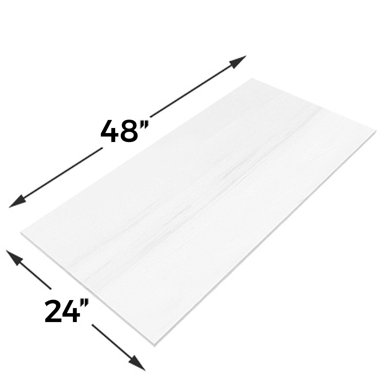 24x48 Bianco Dolomite Marble Tile Honed
