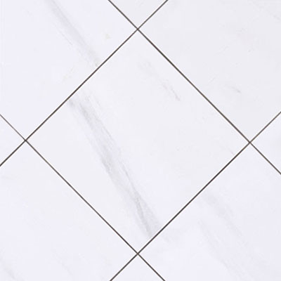 12x12 Bianco Dolomite Marble Tile Polished
