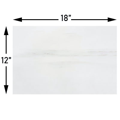 12x18 Bianco Dolomite Marble Tile Polished